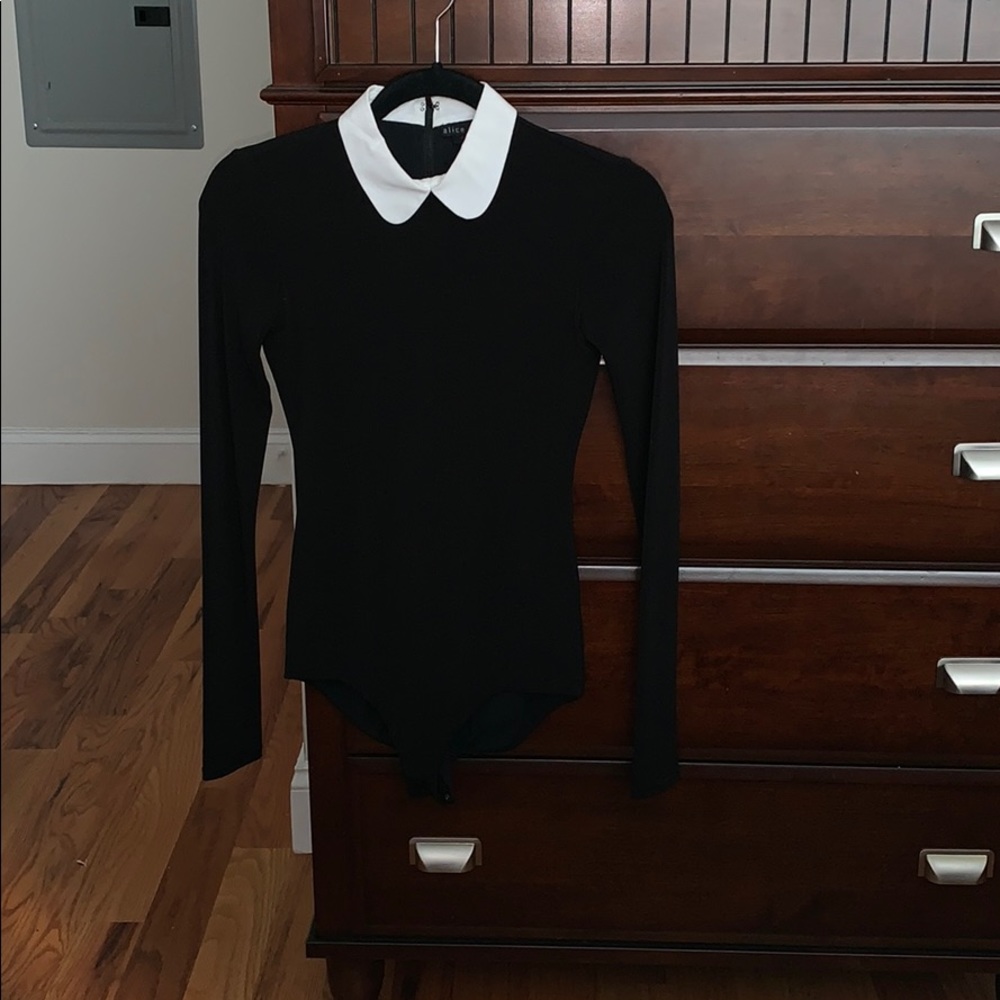 COPY - Alice and Olivia collar bodysuit